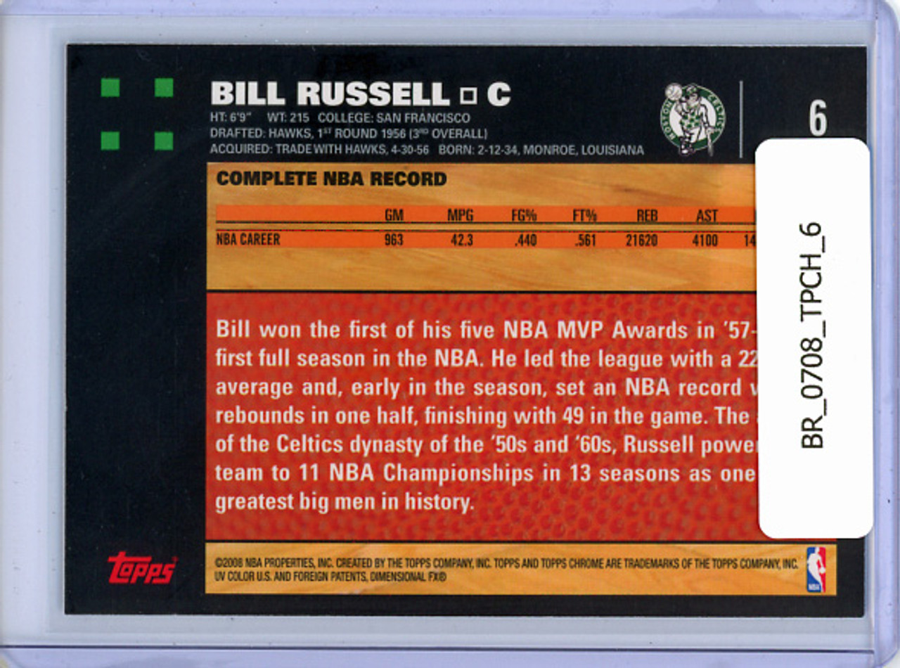 Bill Russell 2007-08 Topps Chrome #6