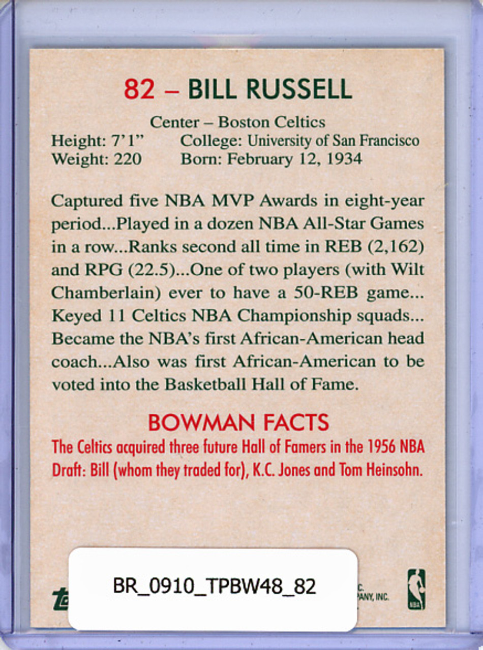 Bill Russell 2009-10 Bowman 1948 #82