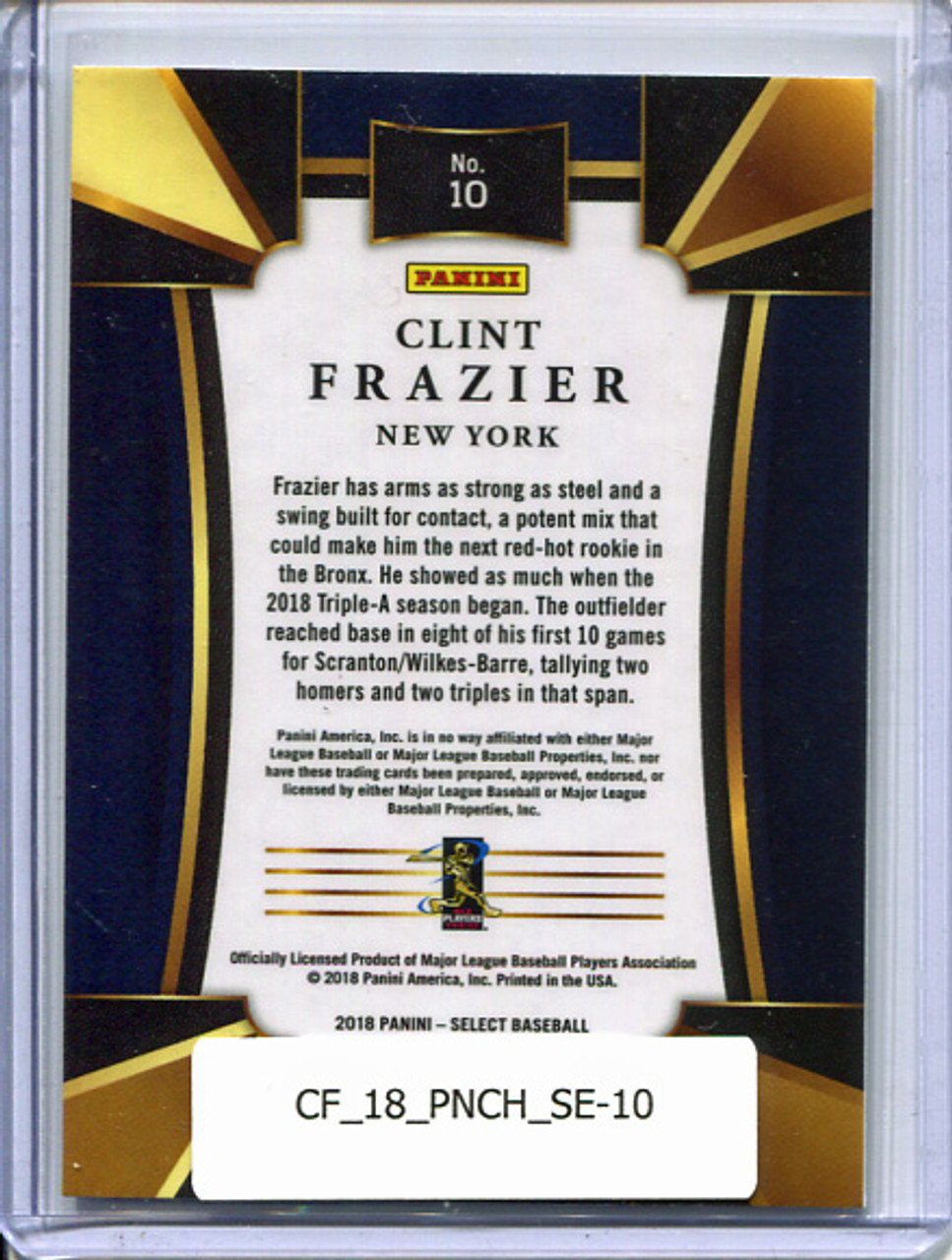 Clint Frazier 2018 Chronicles, Select #10