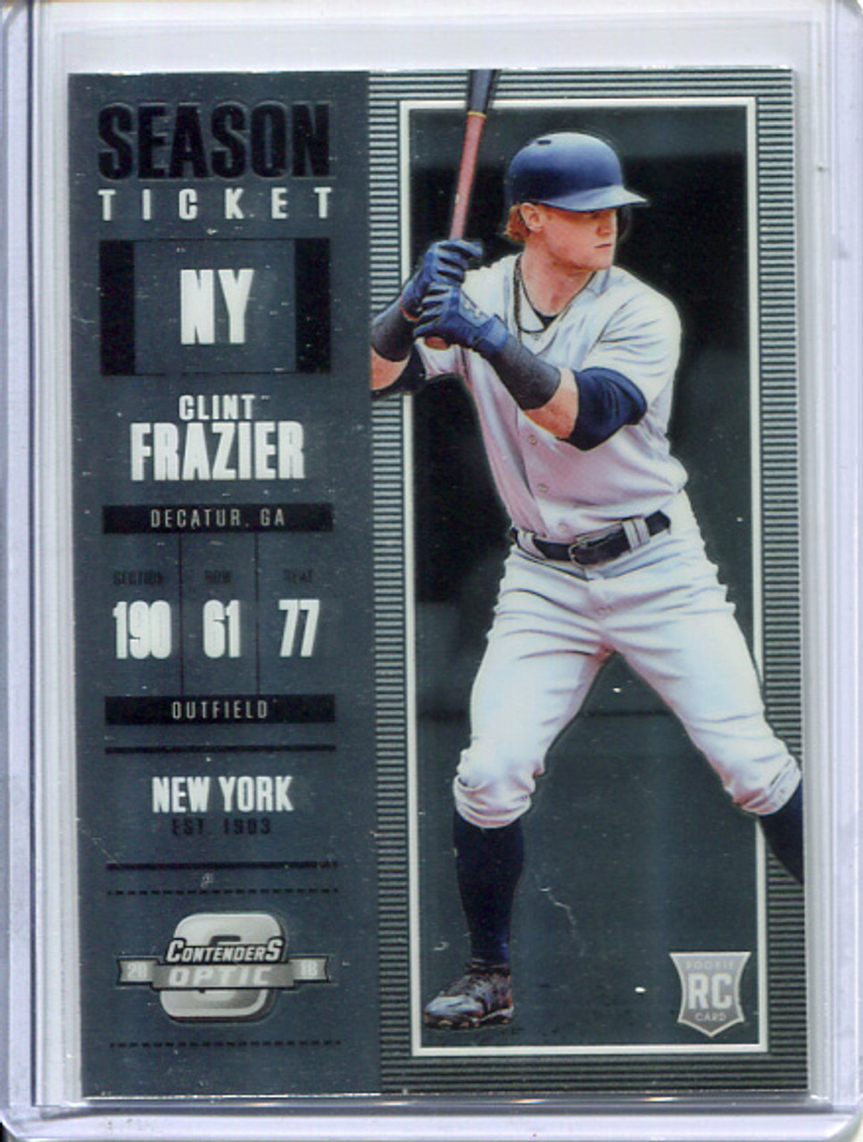 Clint Frazier 2018 Chronicles, Contenders Optic #3