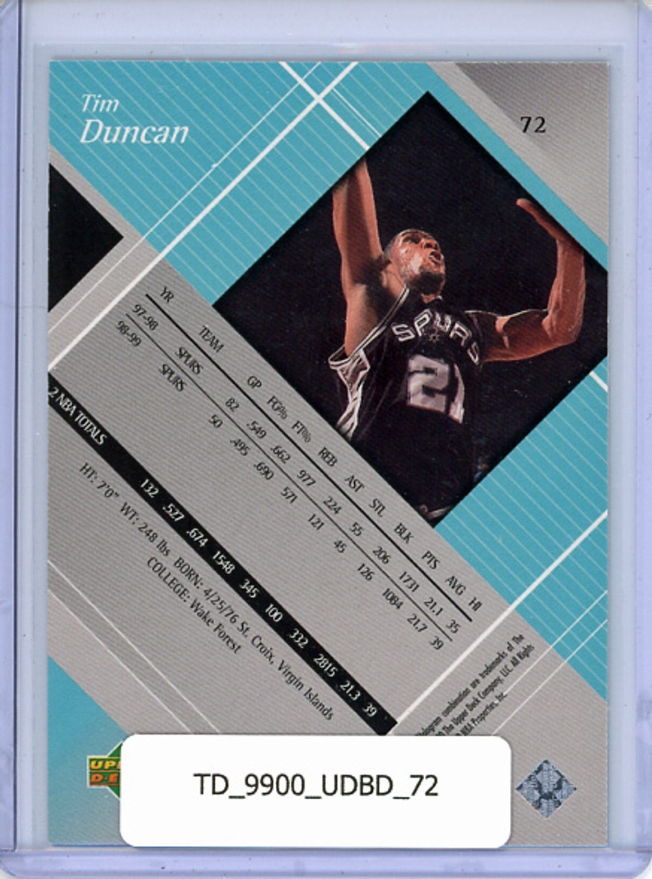 Tim Duncan 1999-00 Black Diamond #72