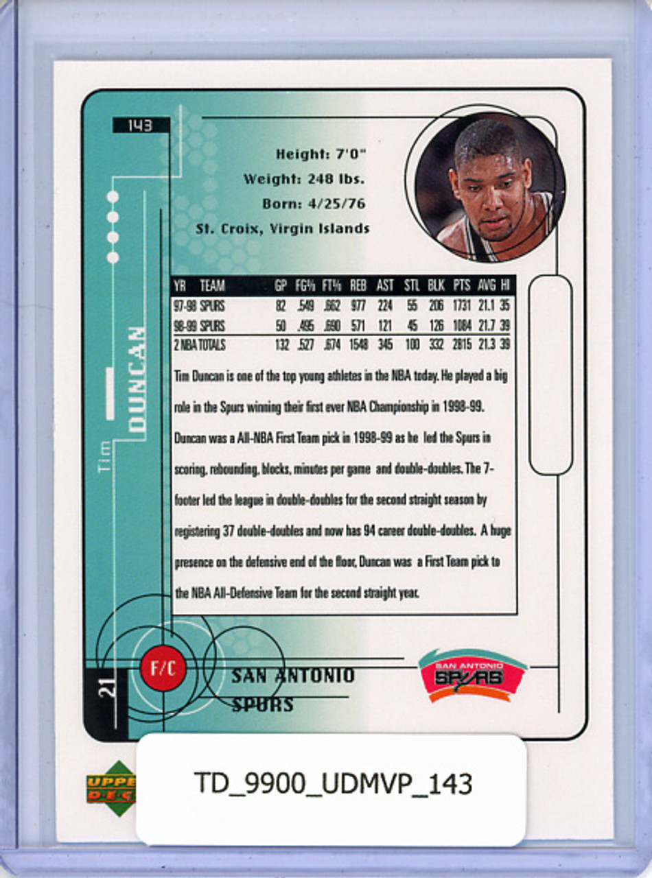 Tim Duncan 1999-00 MVP #143