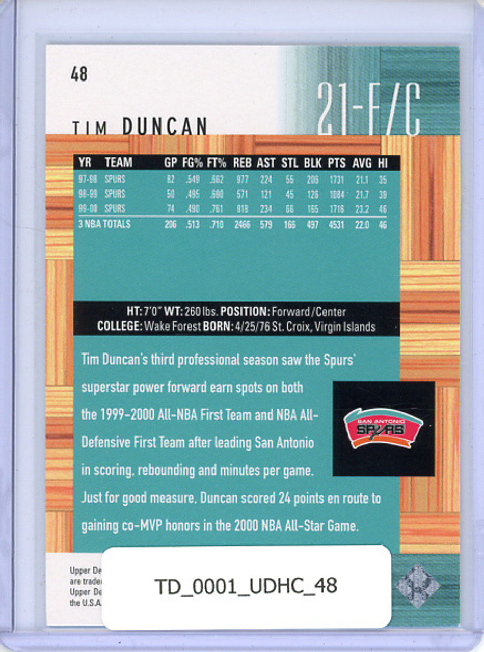 Tim Duncan 2000-01 Hardcourt #48