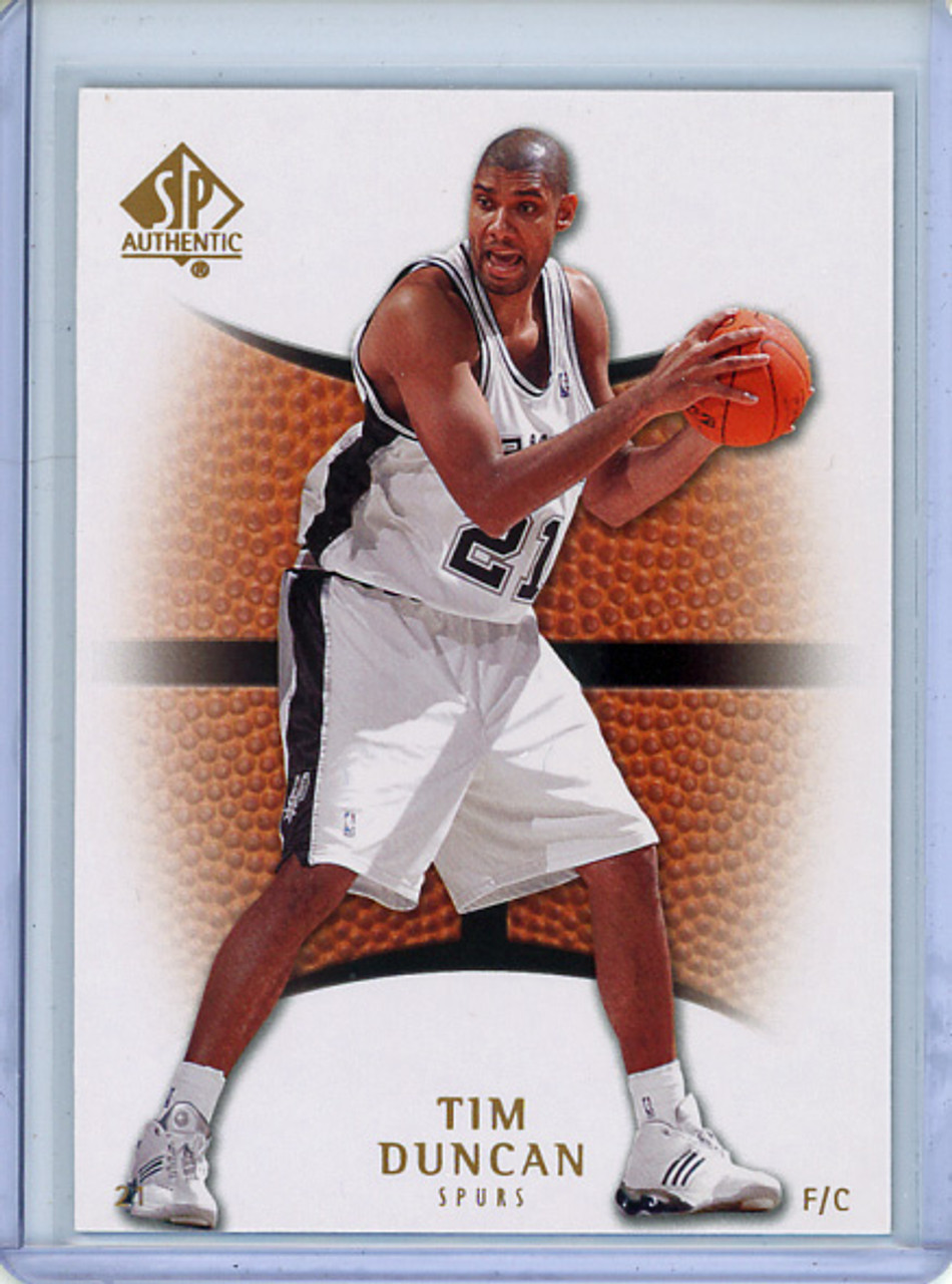 Tim Duncan 2007-08 SP Authentic #92