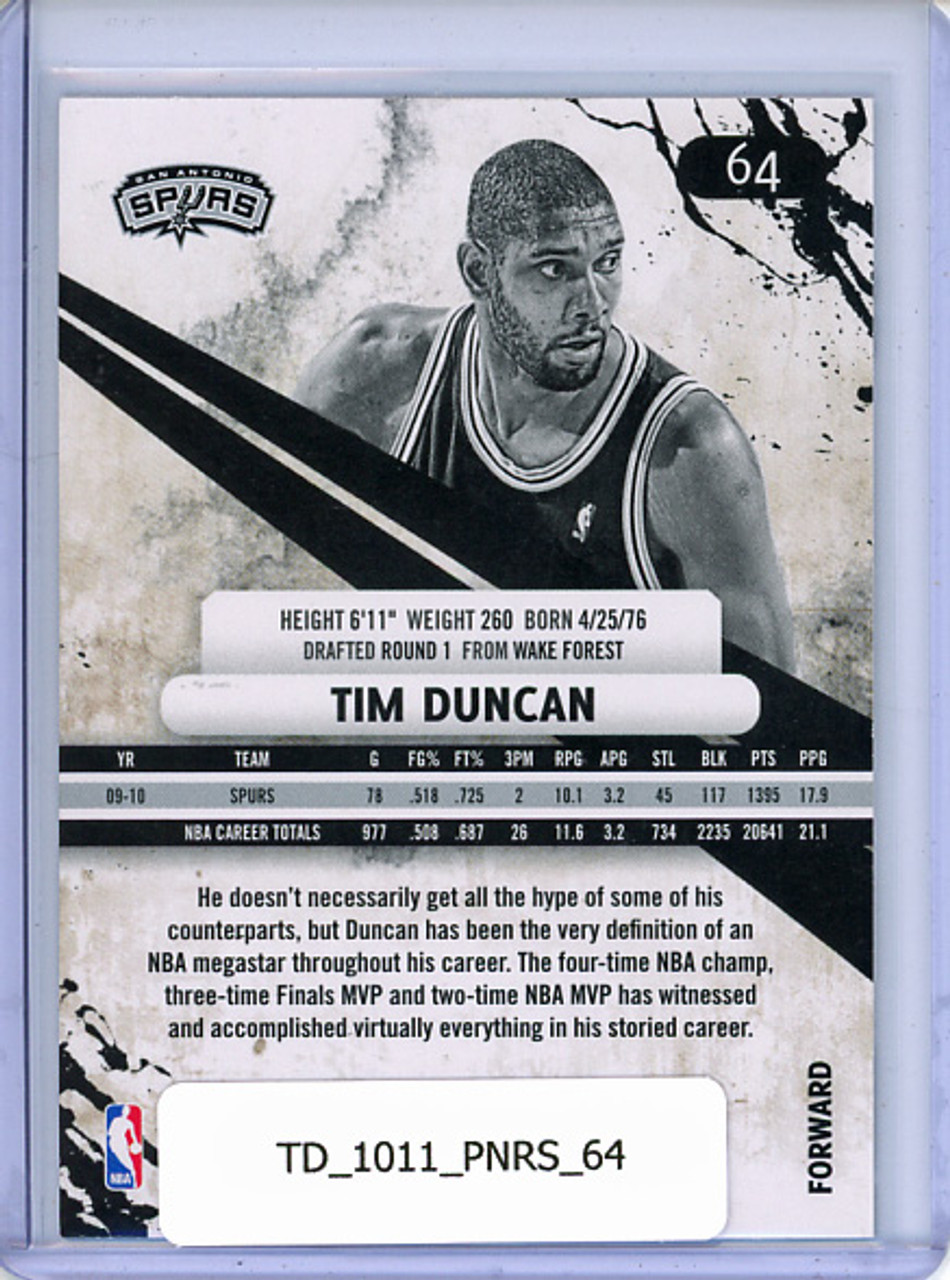 Tim Duncan 2010-11 Rookies & Stars #64