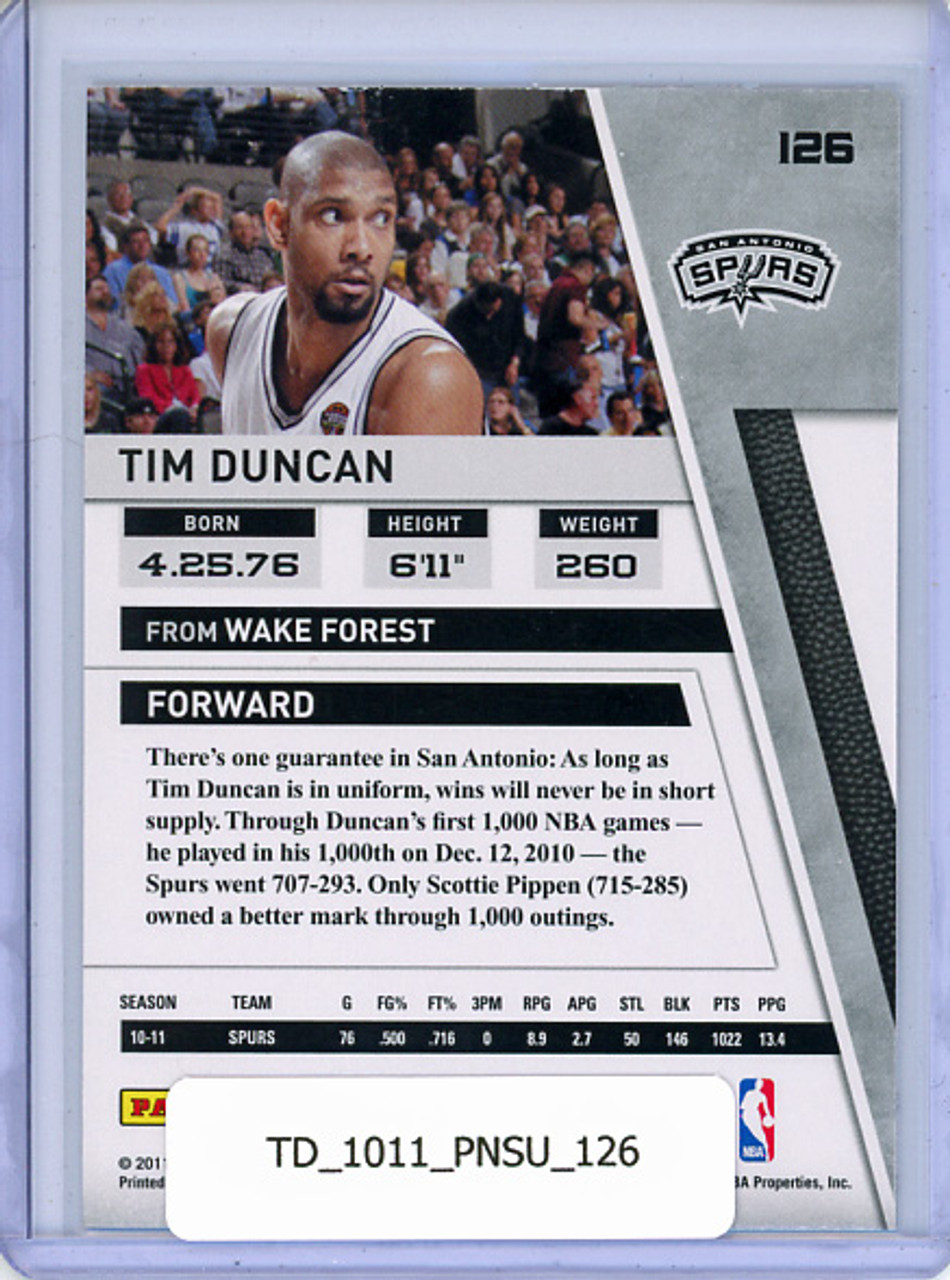 Tim Duncan 2010-11 Panini Season Update #126