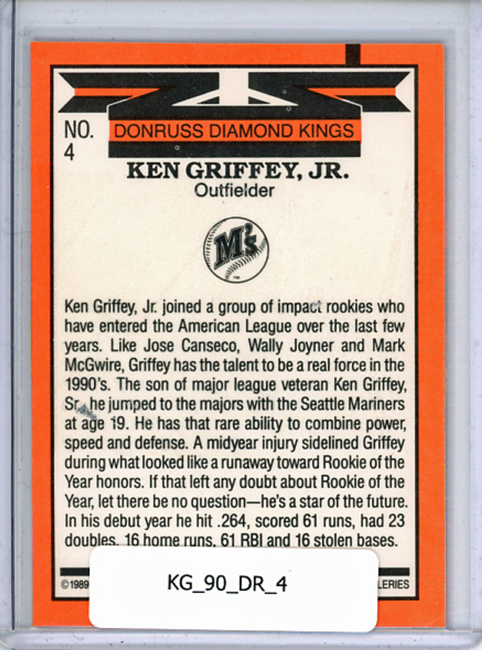 Ken Griffey Jr. 1990 Donruss #4 Diamond Kings