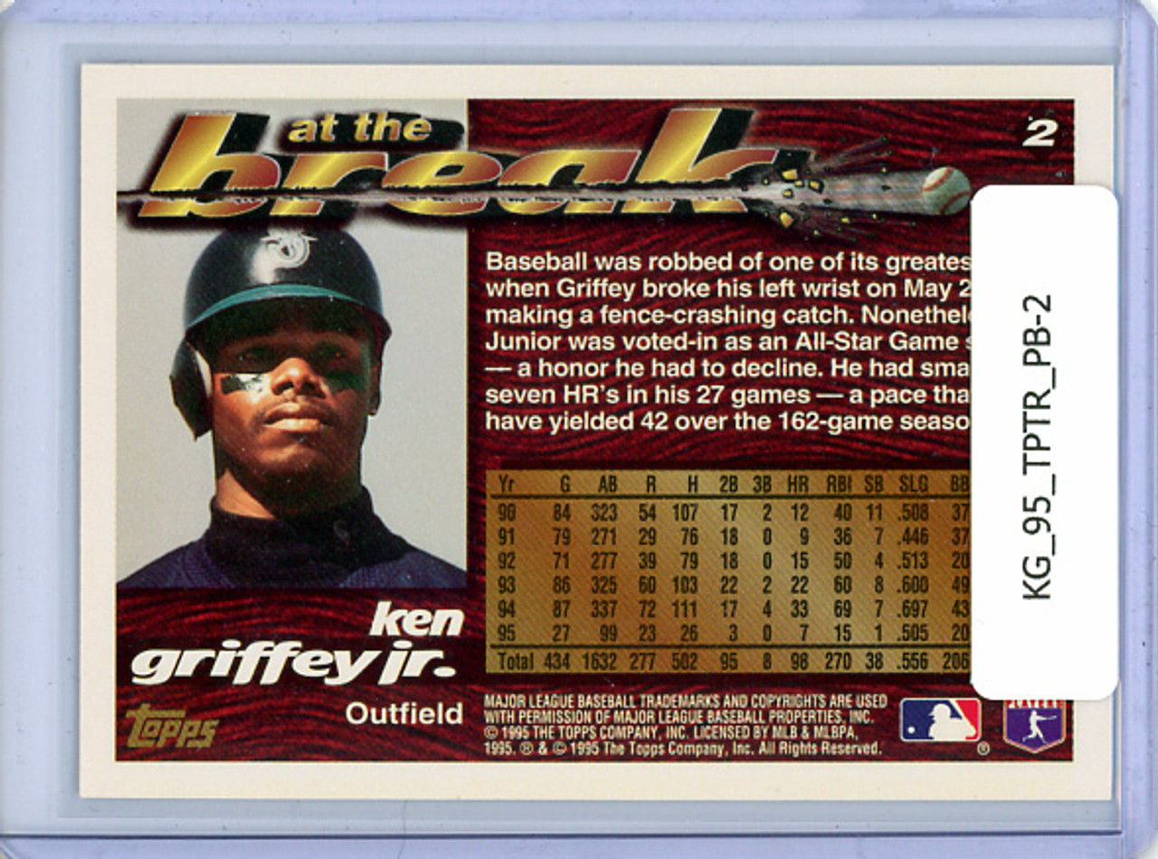 Ken Griffey Jr. 1995 Topps Traded, Power Boosters #2 At the Break