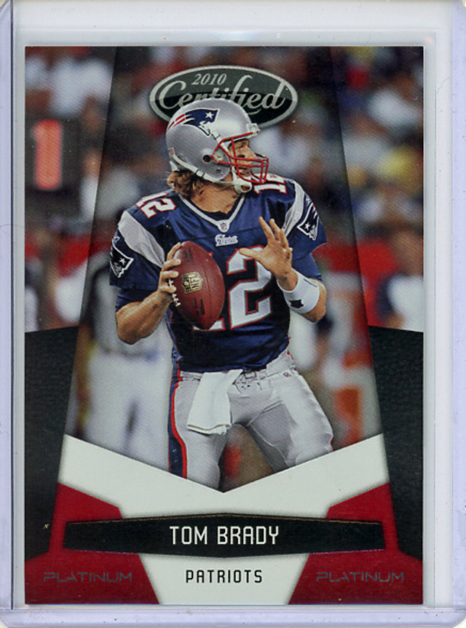 Tom Brady 2010 Certified #90 Platinum Red (#897/999)