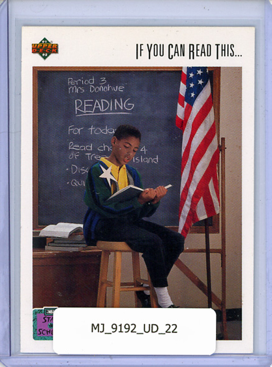 Michael Jordan 1991-92 Upper Deck #22 School