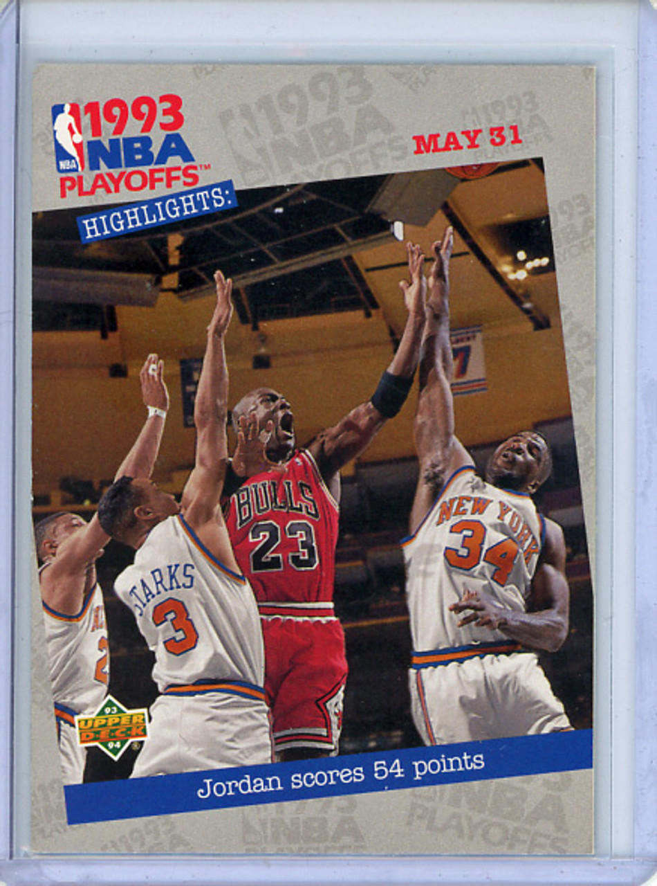 Michael Jordan 1993-94 Upper Deck #193 Playoffs Highlights