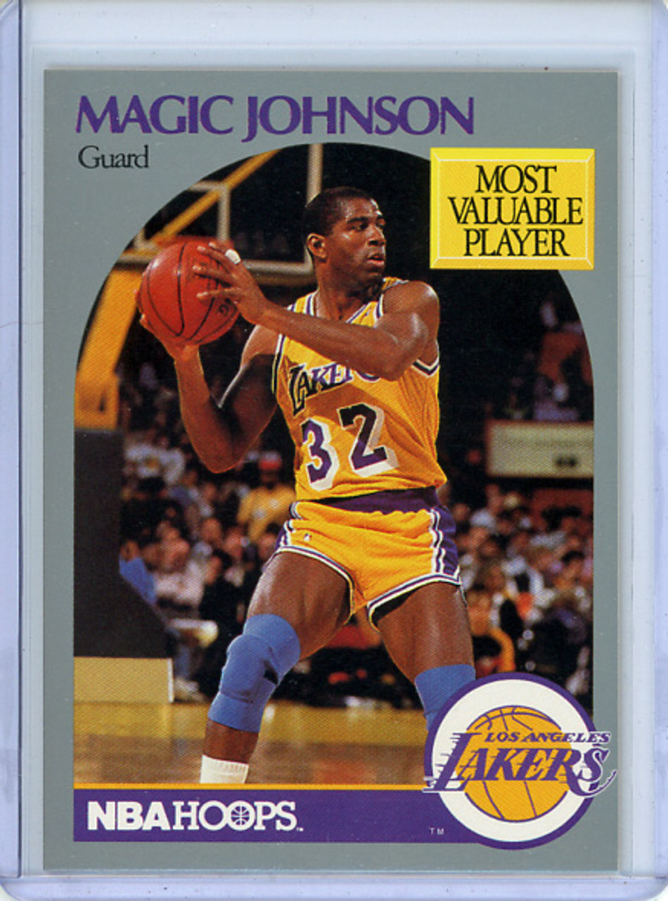 Magic Johnson 1990-91 Hoops #157 MVP