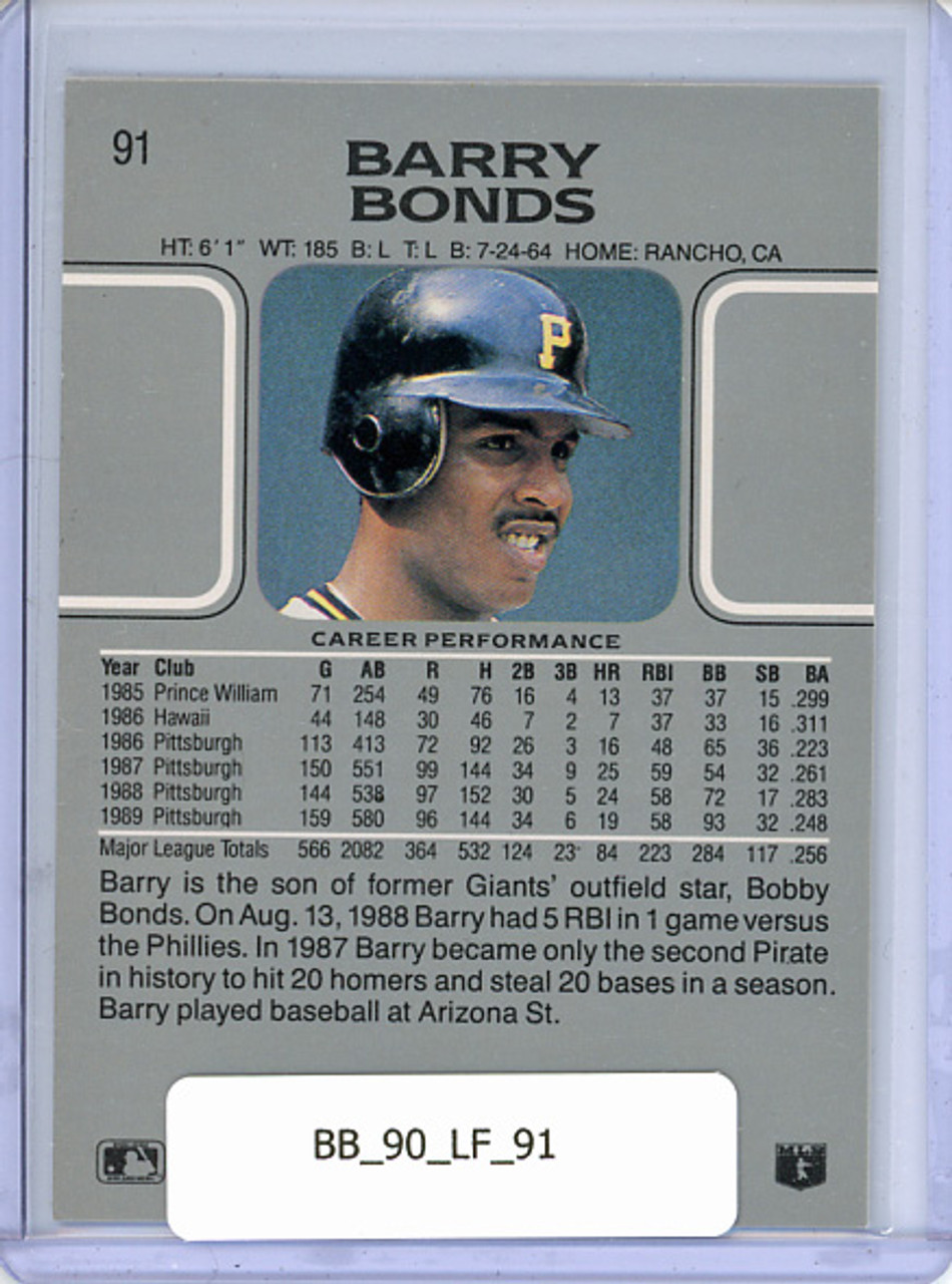 Barry Bonds 1990 Leaf #91