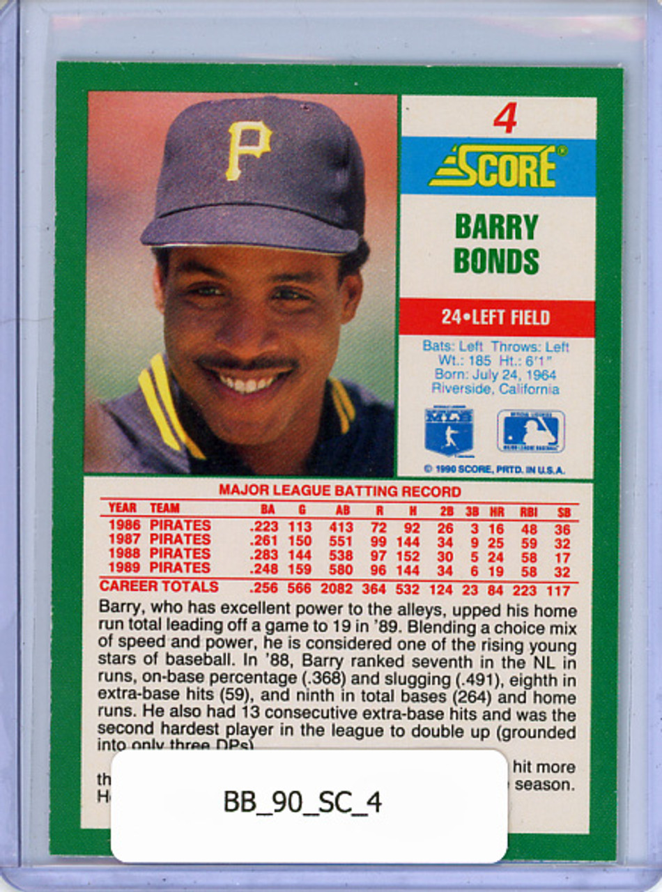 Barry Bonds 1990 Score #4