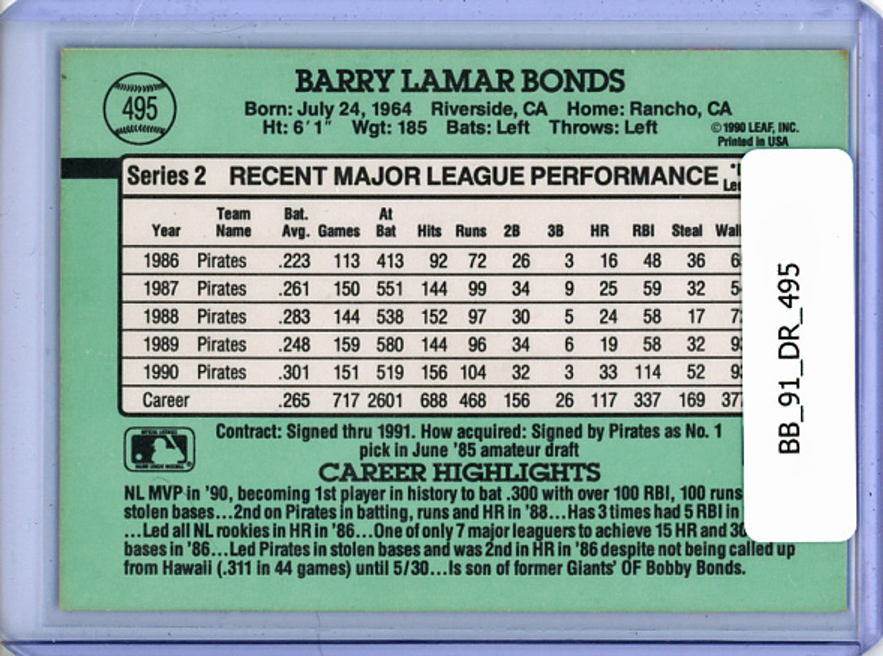 Barry Bonds 1991 Donruss #495