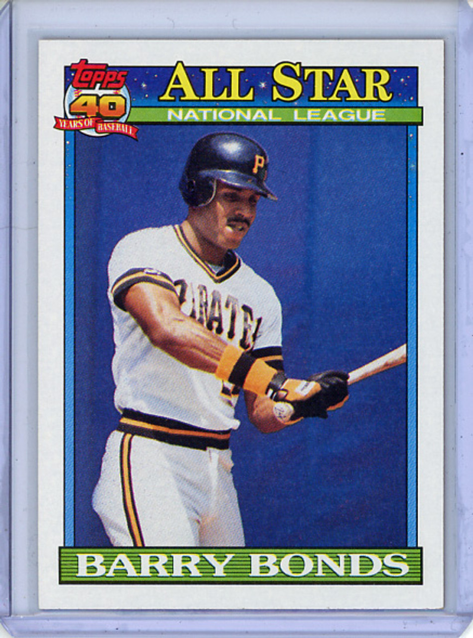 Barry Bonds 1991 Topps #401 All Star