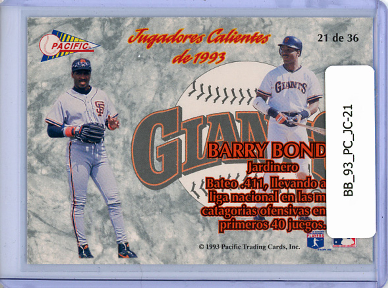 Barry Bonds 1993 Pacific, Jugadores Calientes #21