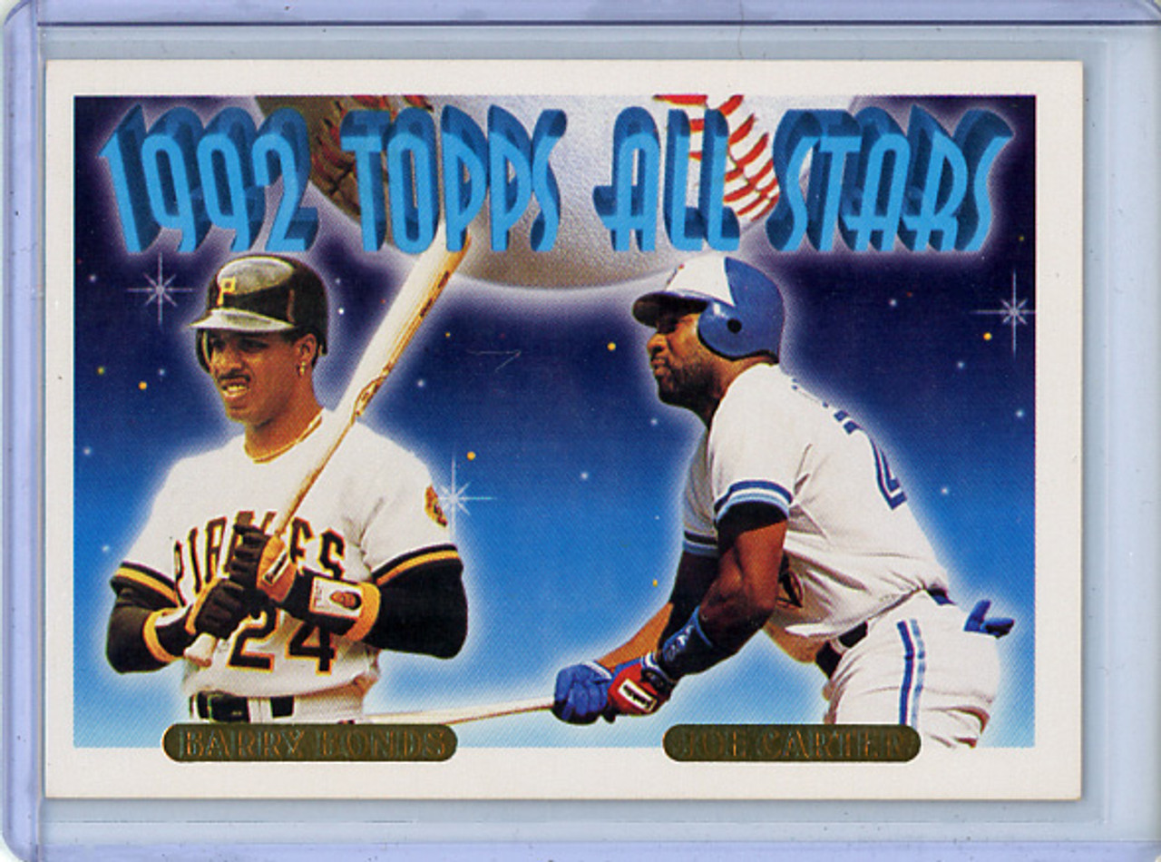 Barry Bonds, Joe Carter 1993 Topps Gold #407 All-Star