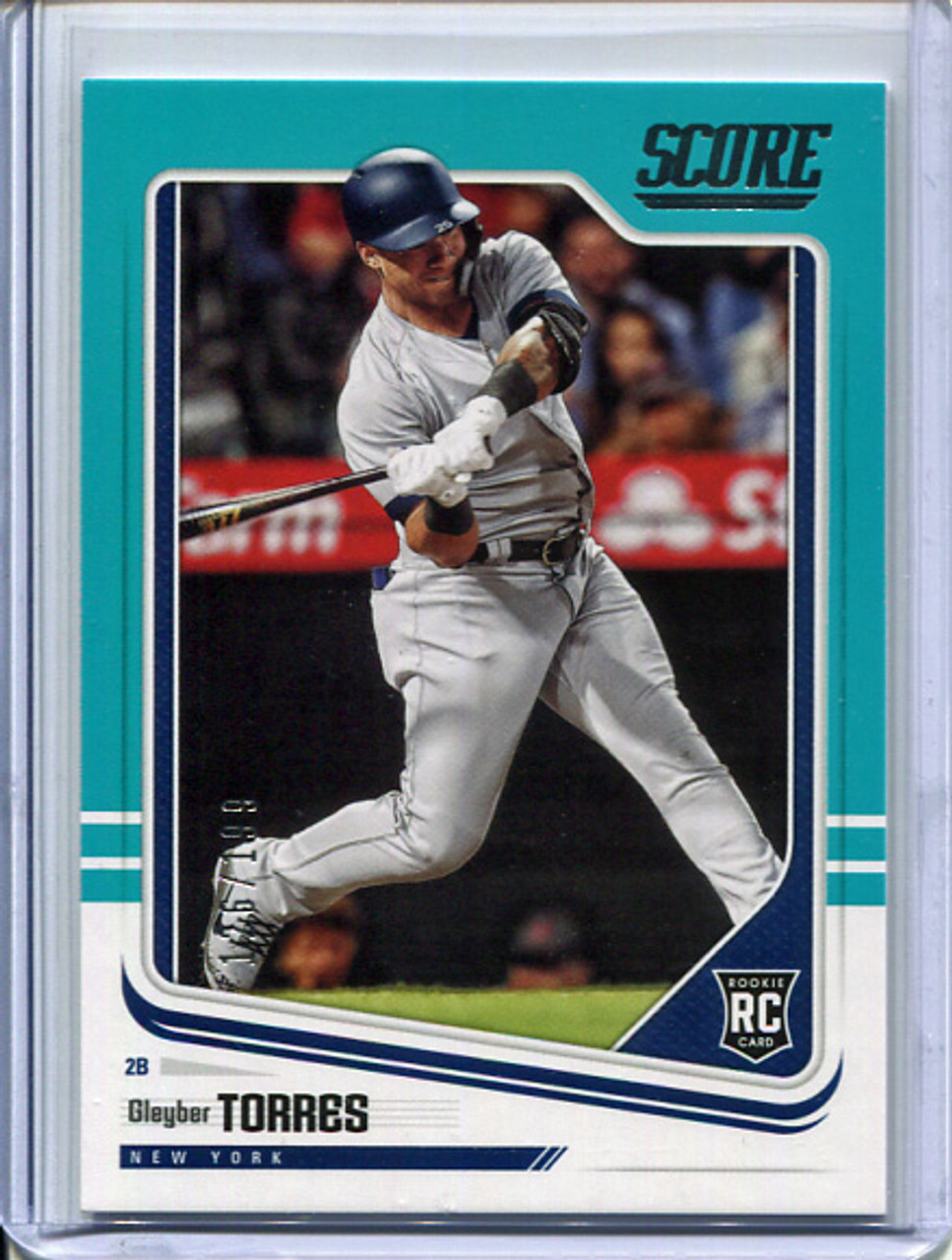 Gleyber Torres 2018 Chronicles, Score #27 Teal (#126/199)