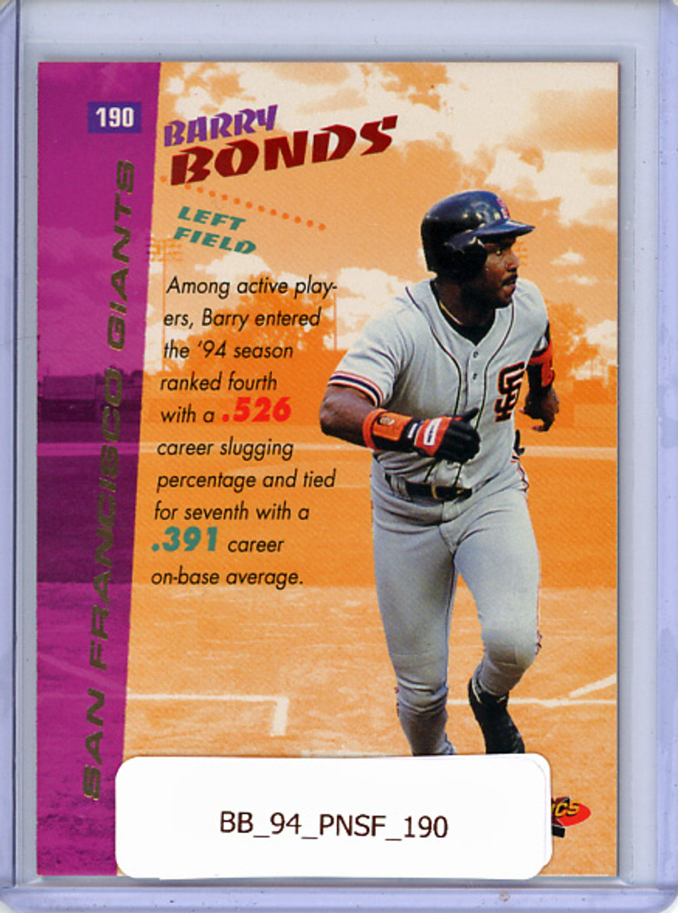 Barry Bonds 1994 Sportflics #190 Starflics