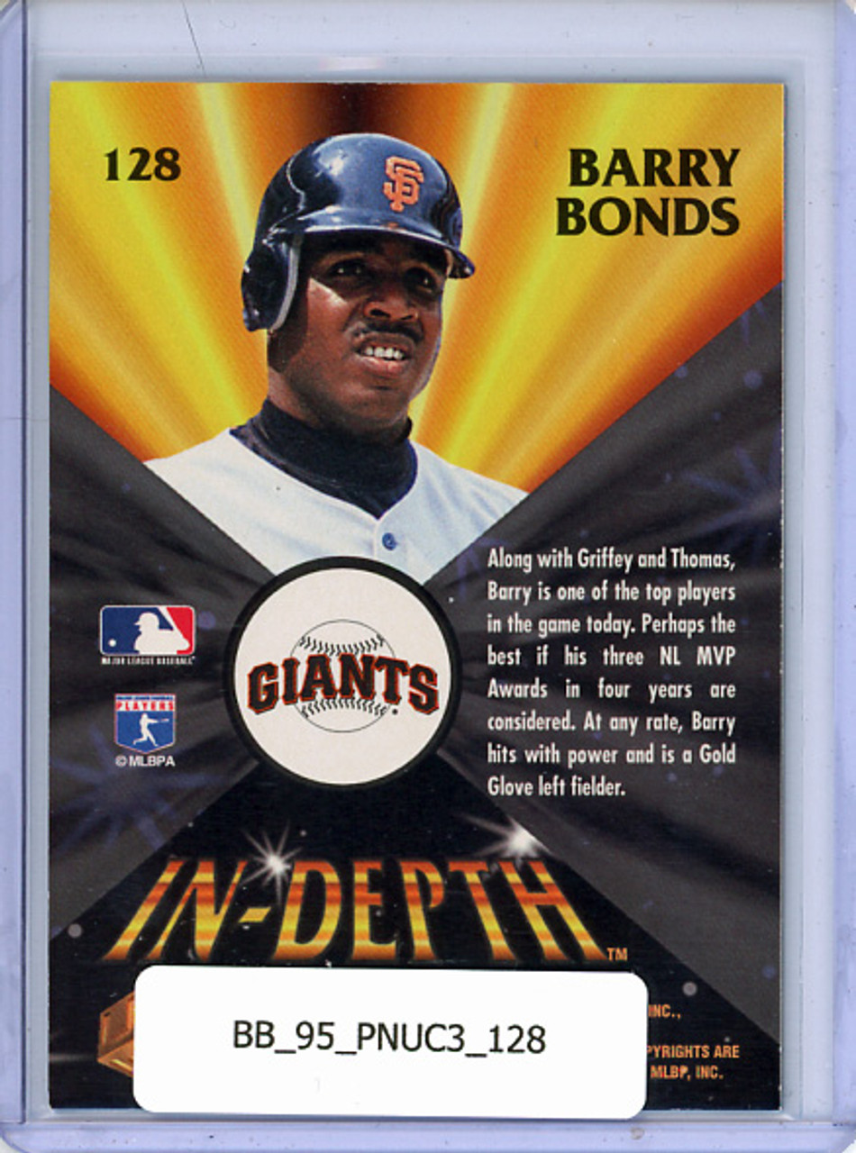 Barry Bonds 1995 UC3 #128 In-Depth