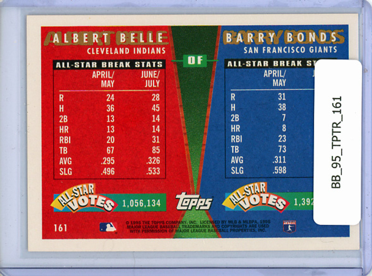 Barry Bonds, Albert Belle 1995 Topps Traded #161 All-Star