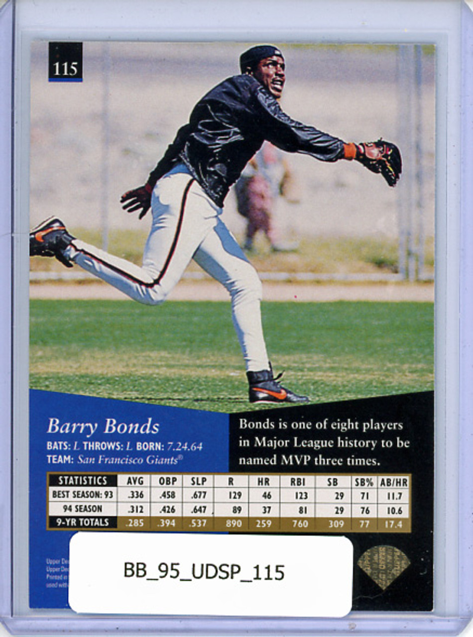Barry Bonds 1995 SP #115