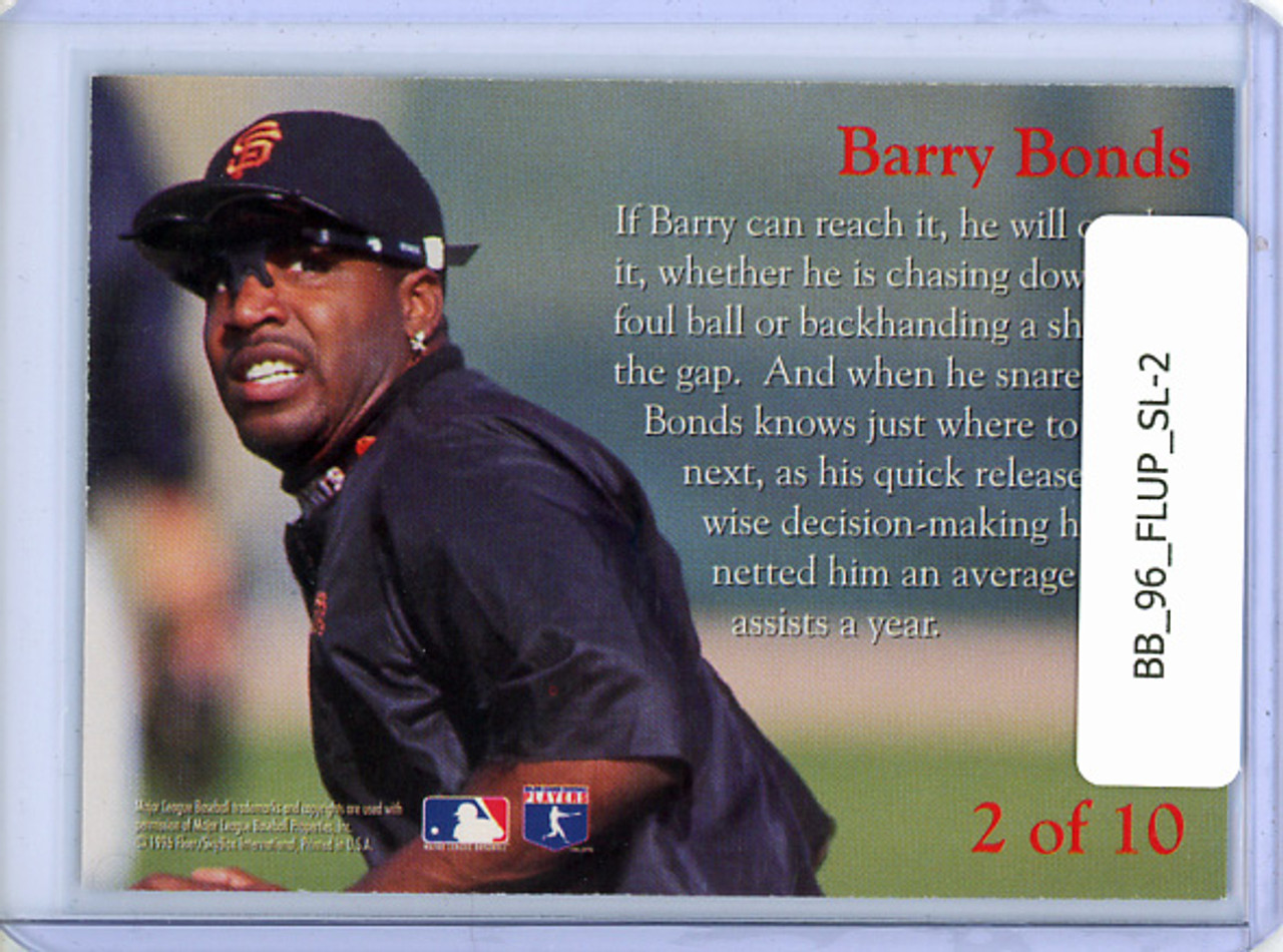 Barry Bonds 1996 Fleer Update, Smooth Leather #2