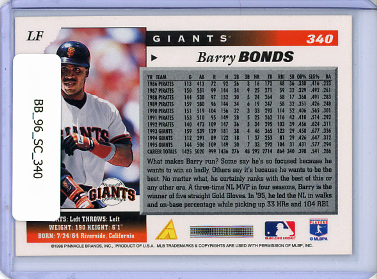 Barry Bonds 1996 Score #340