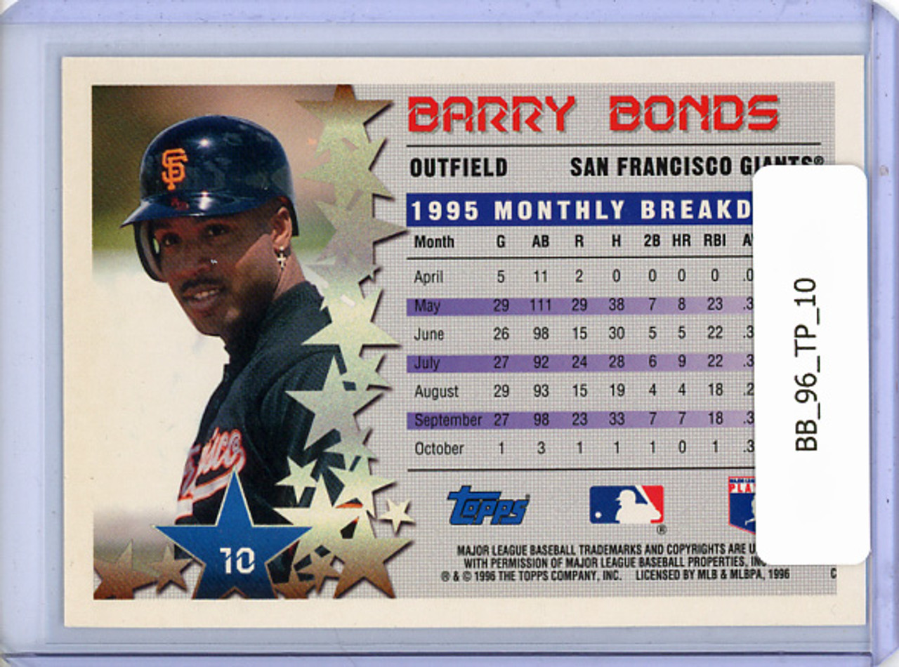Barry Bonds 1996 Topps #10 Star Power