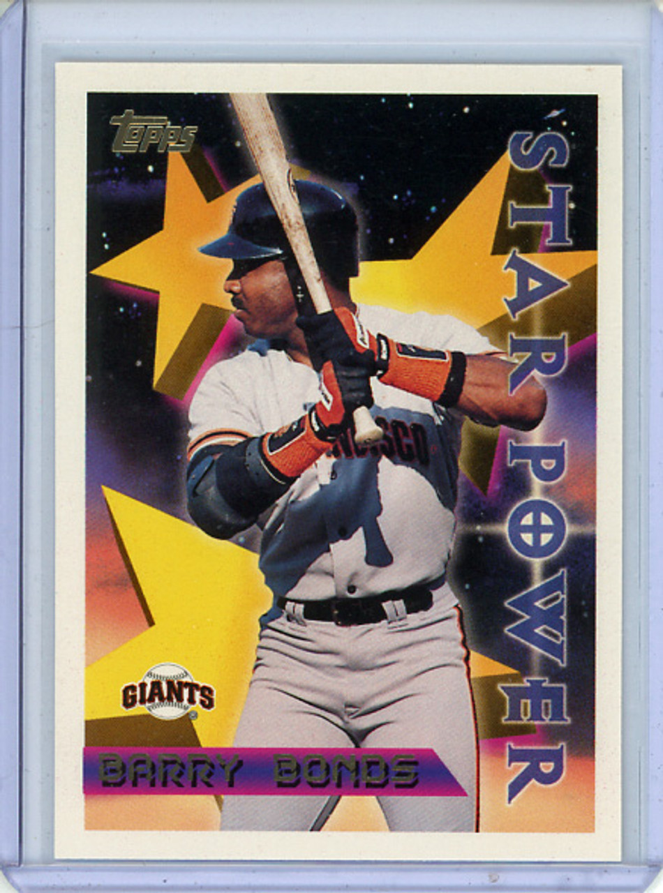 Barry Bonds 1996 Topps #10 Star Power