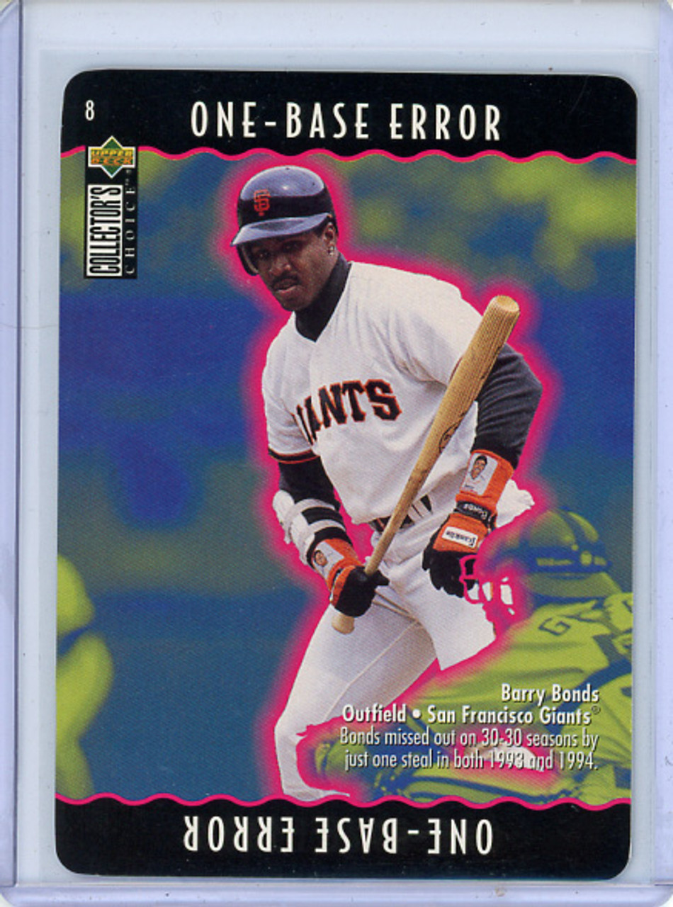 Barry Bonds 1996 Collector's Choice, You Make the Play #8