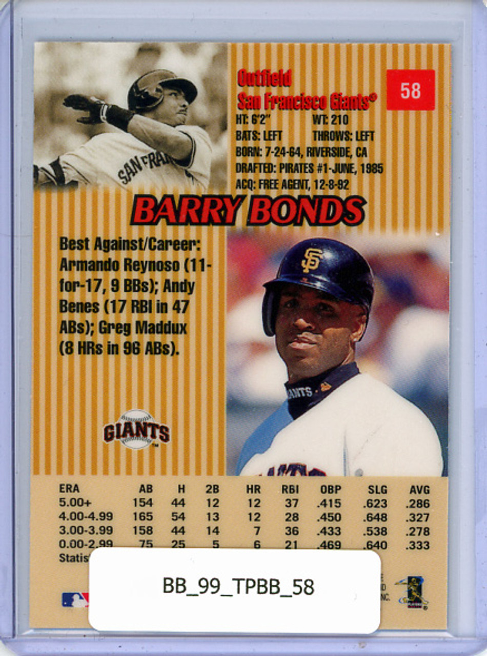 Barry Bonds 1999 Bowman's Best #58