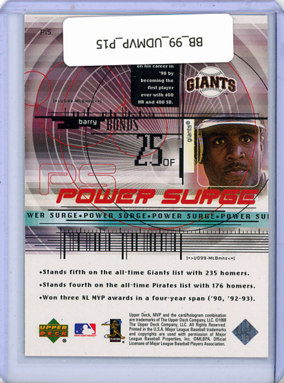 Barry Bonds 1999 MVP, Power Surge #P15