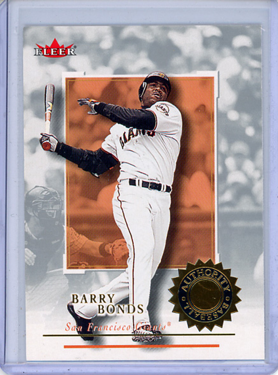 Barry Bonds 2001 Authority #80