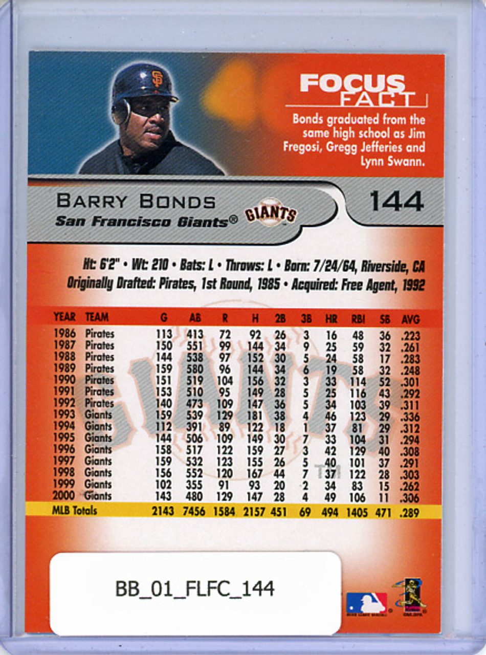 Barry Bonds 2001 Focus #144