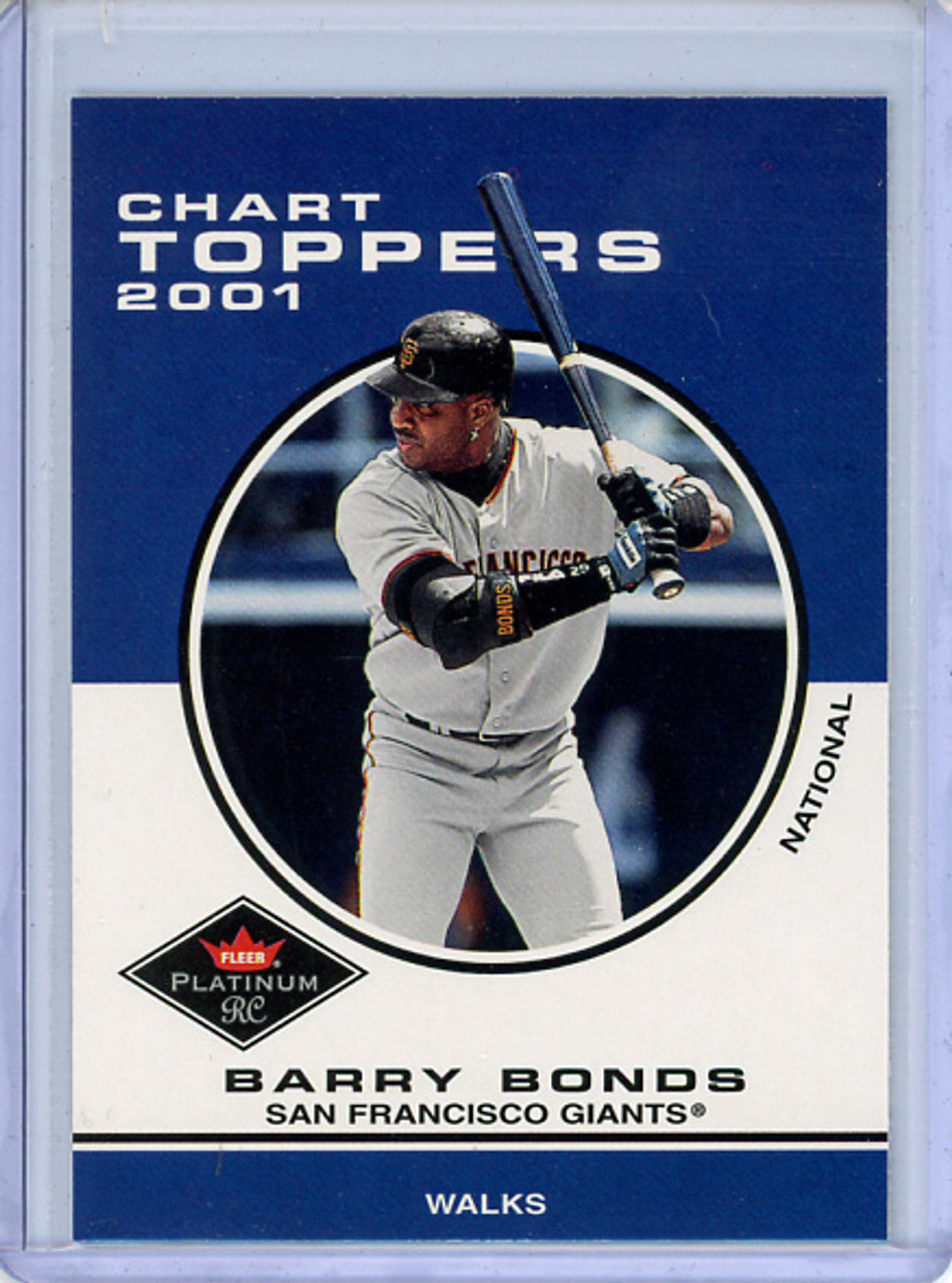 Barry Bonds 2001 Platinum #414 Chart Toppers