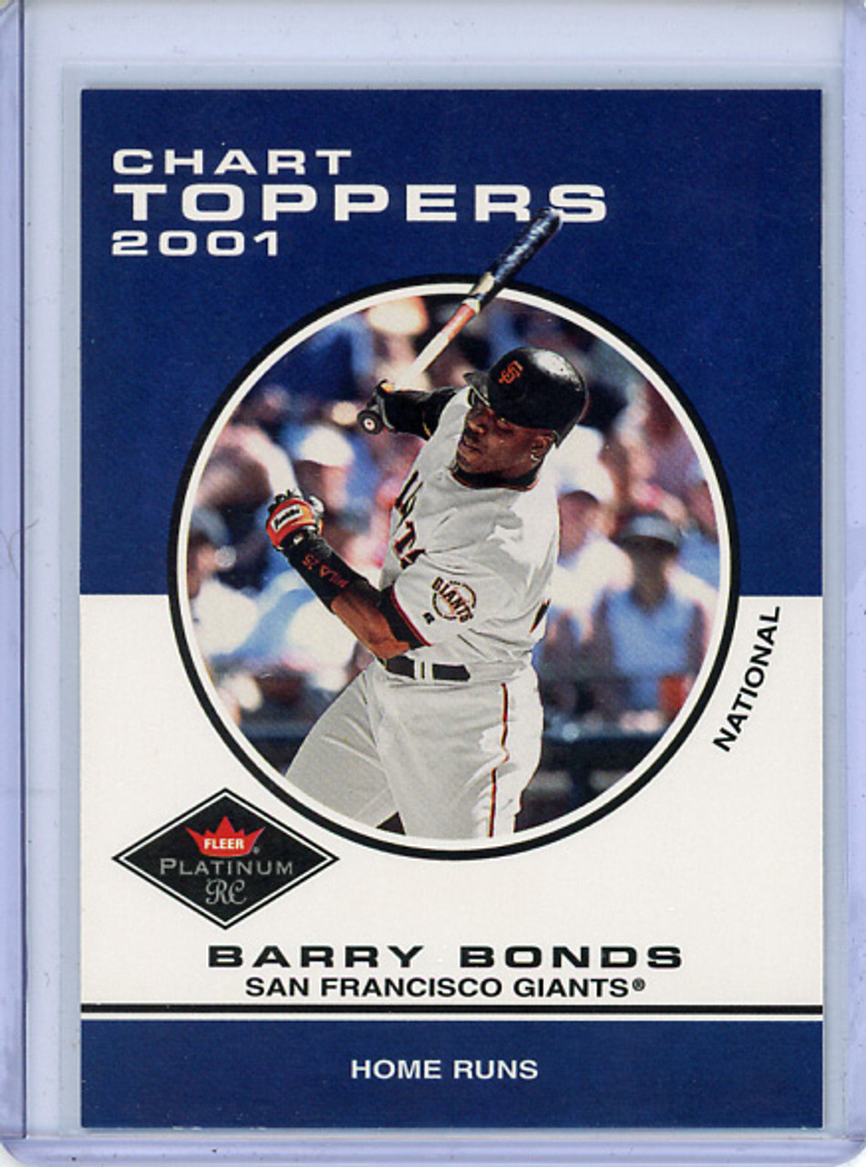 Barry Bonds 2001 Platinum #426 Chart Toppers