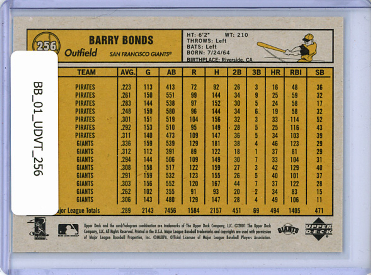 Barry Bonds 2001 Vintage #256