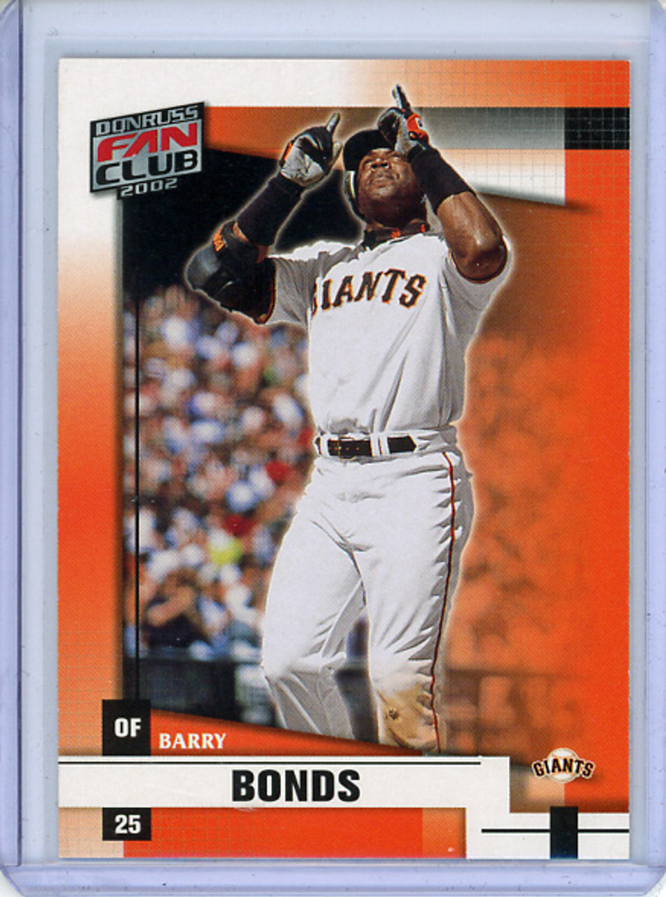 Barry Bonds 2002 Donruss Fan Club #108