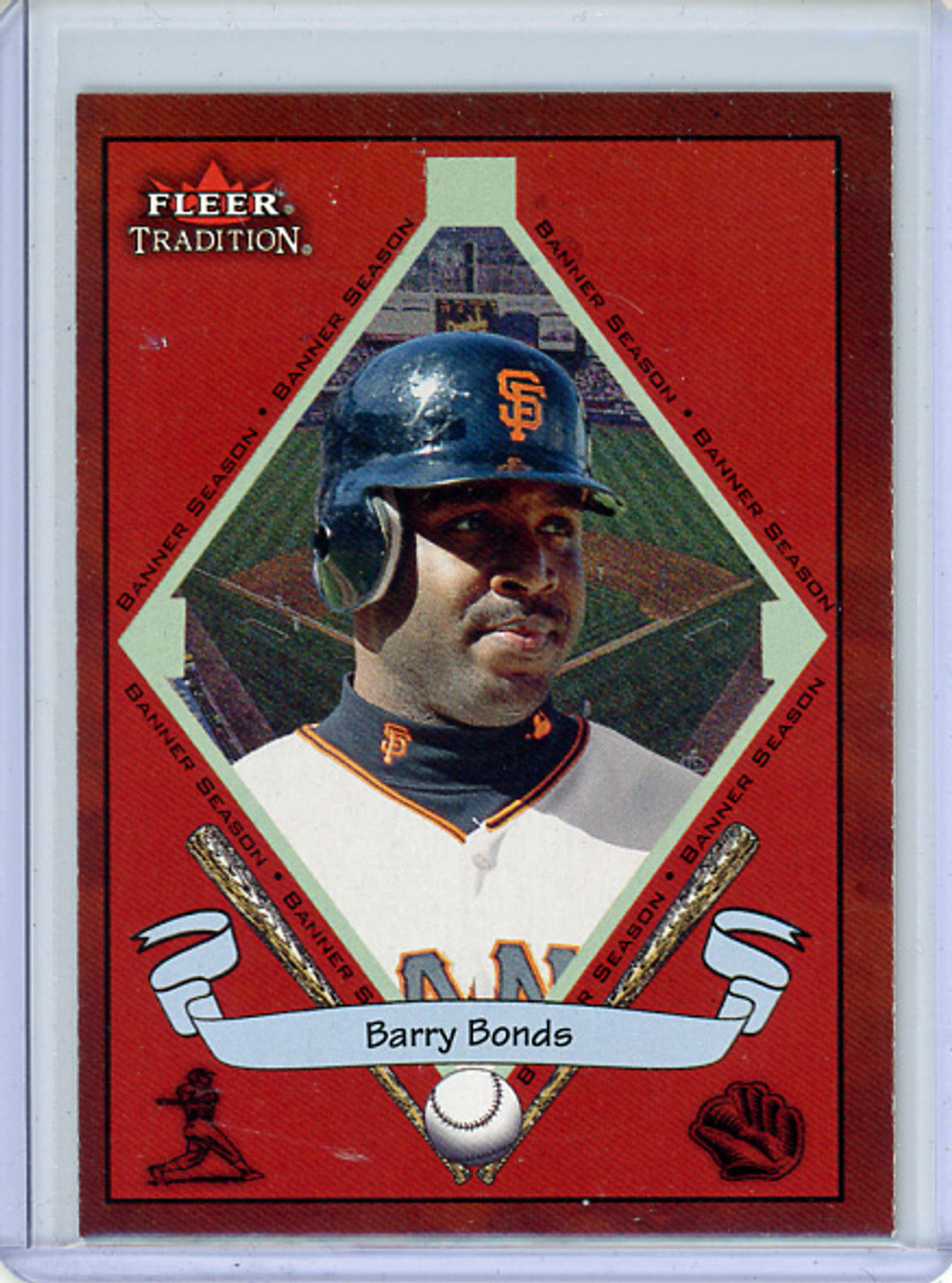 Barry Bonds 2002 Tradition #472 Banner Season