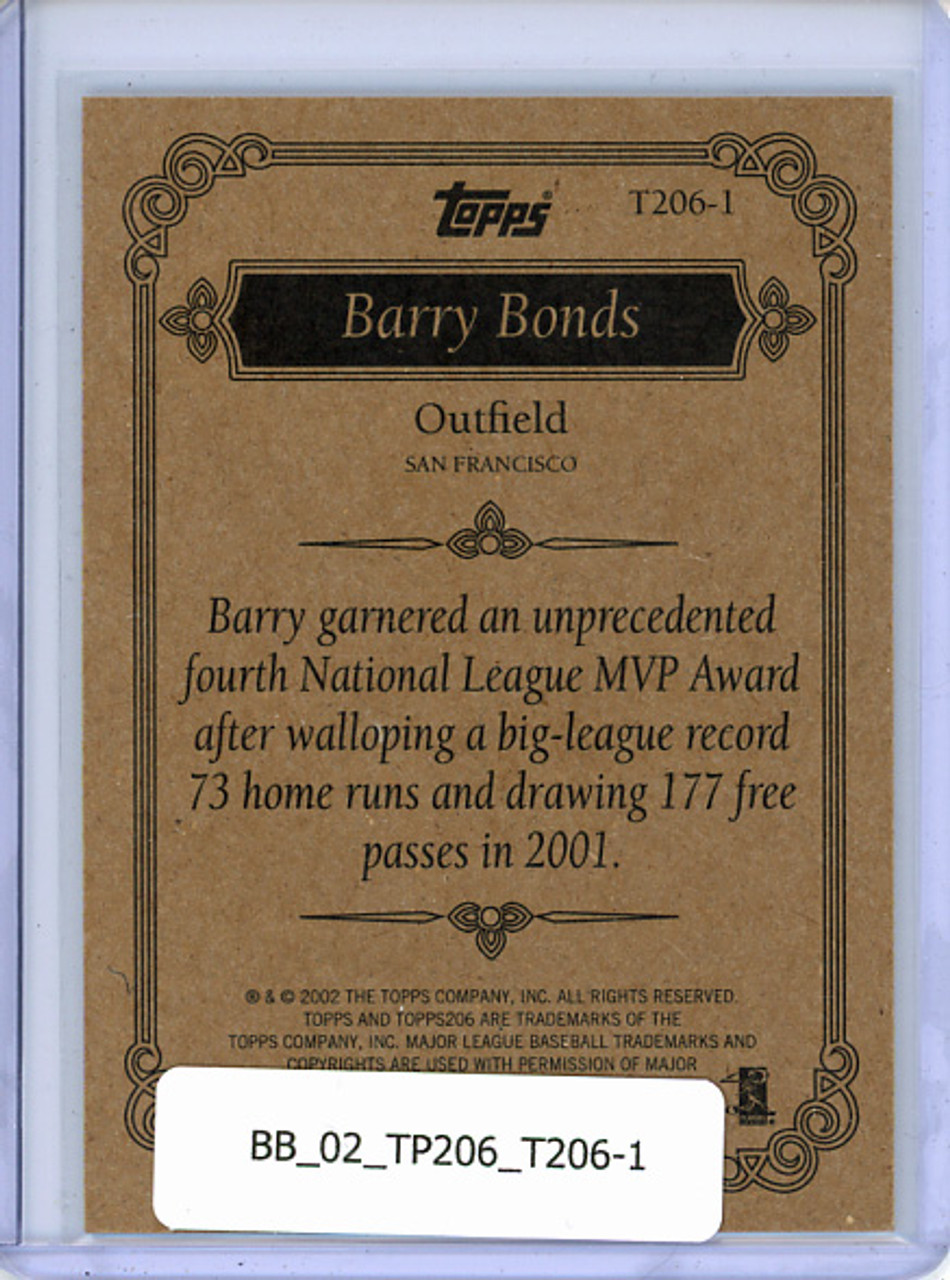 Barry Bonds 2002 Topps 206, Team 206 #T206-1