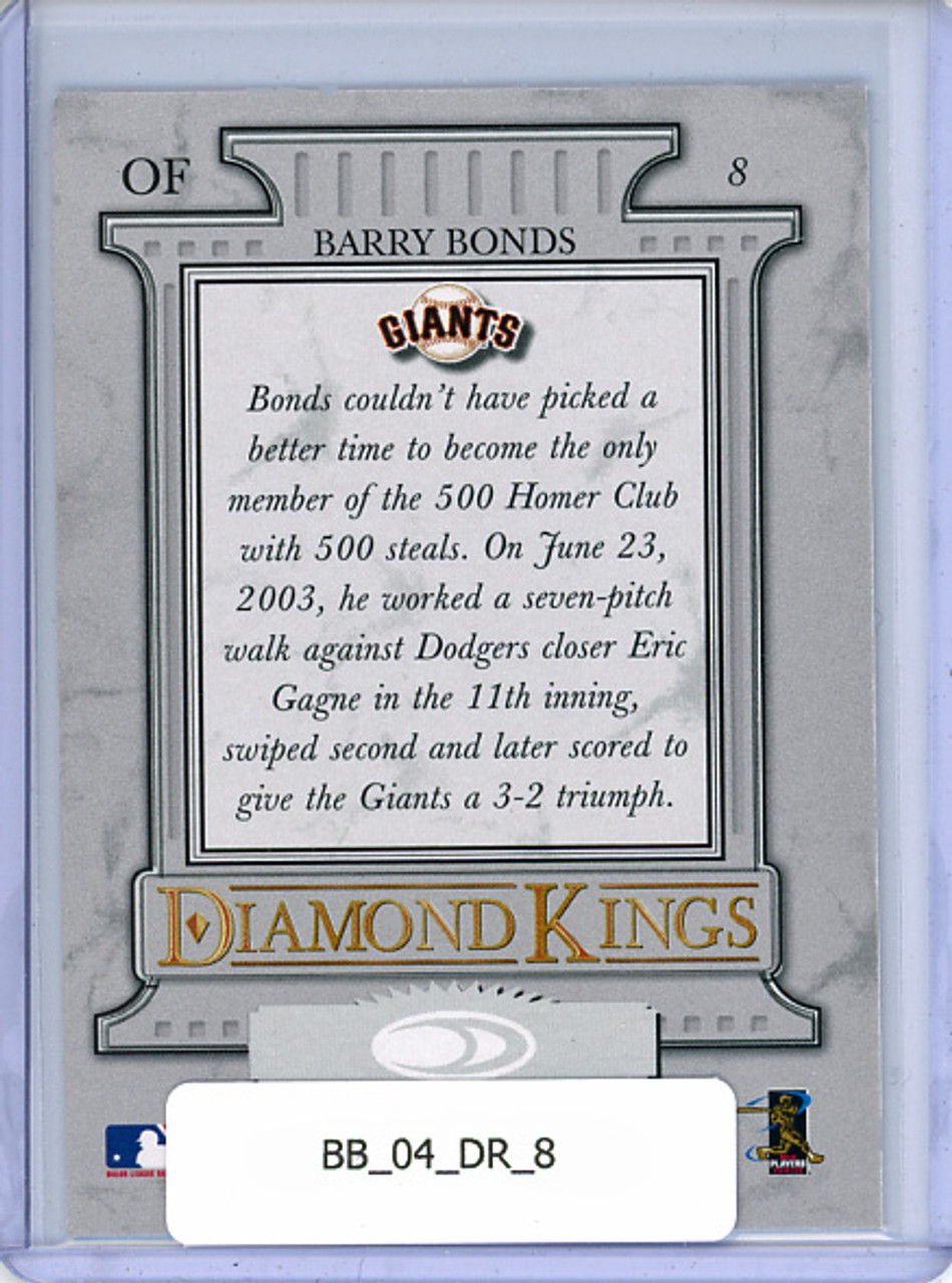 Barry Bonds 2004 Donruss #8 Diamond Kings