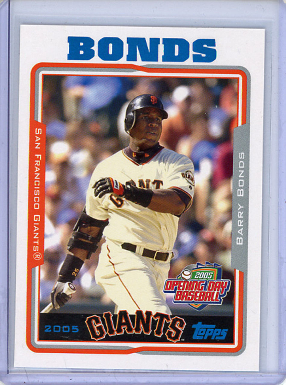 Barry Bonds 2005 Opening Day #139