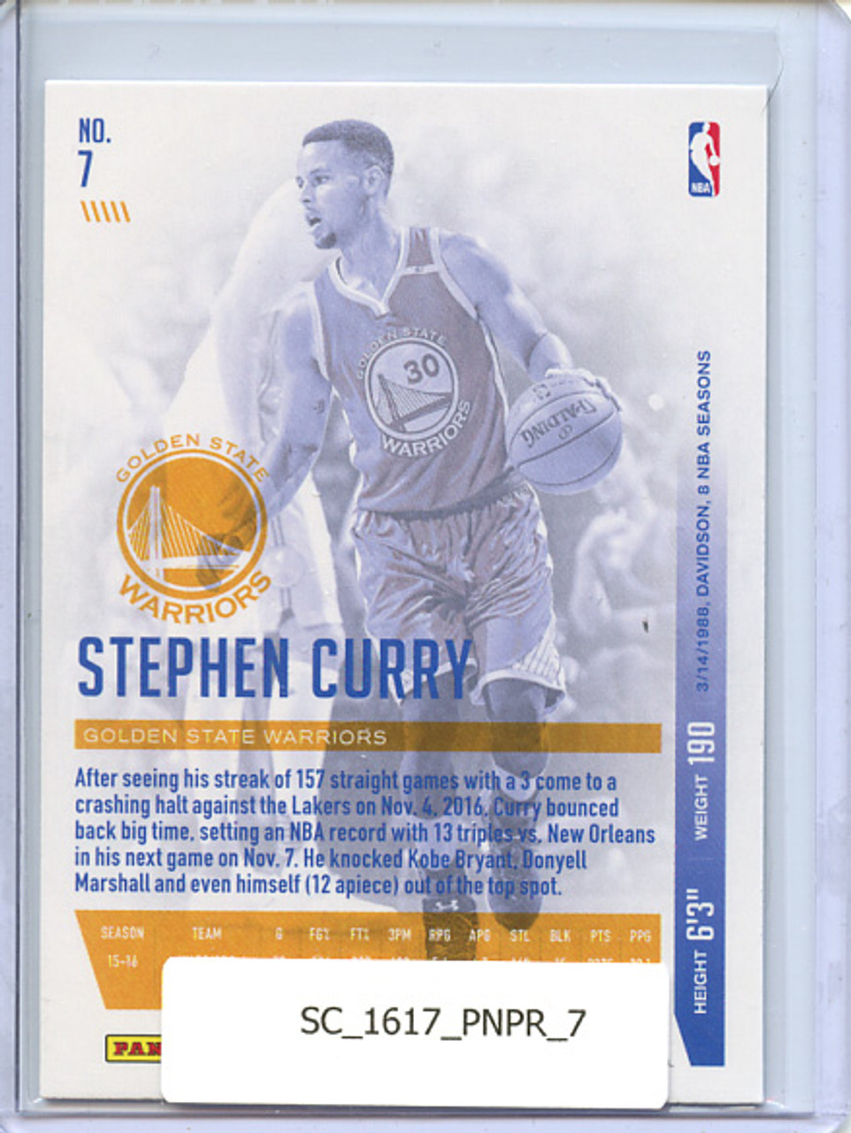 Stephen Curry 2016-17 Prestige #7