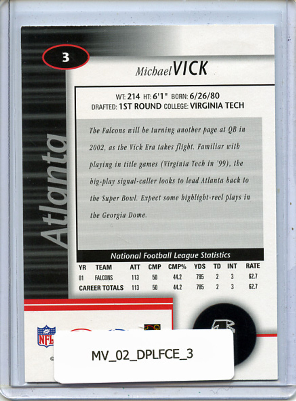 Michael Vick 2002 Leaf Certified #3
