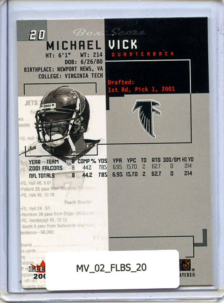 Michael Vick 2002 Box Score #20