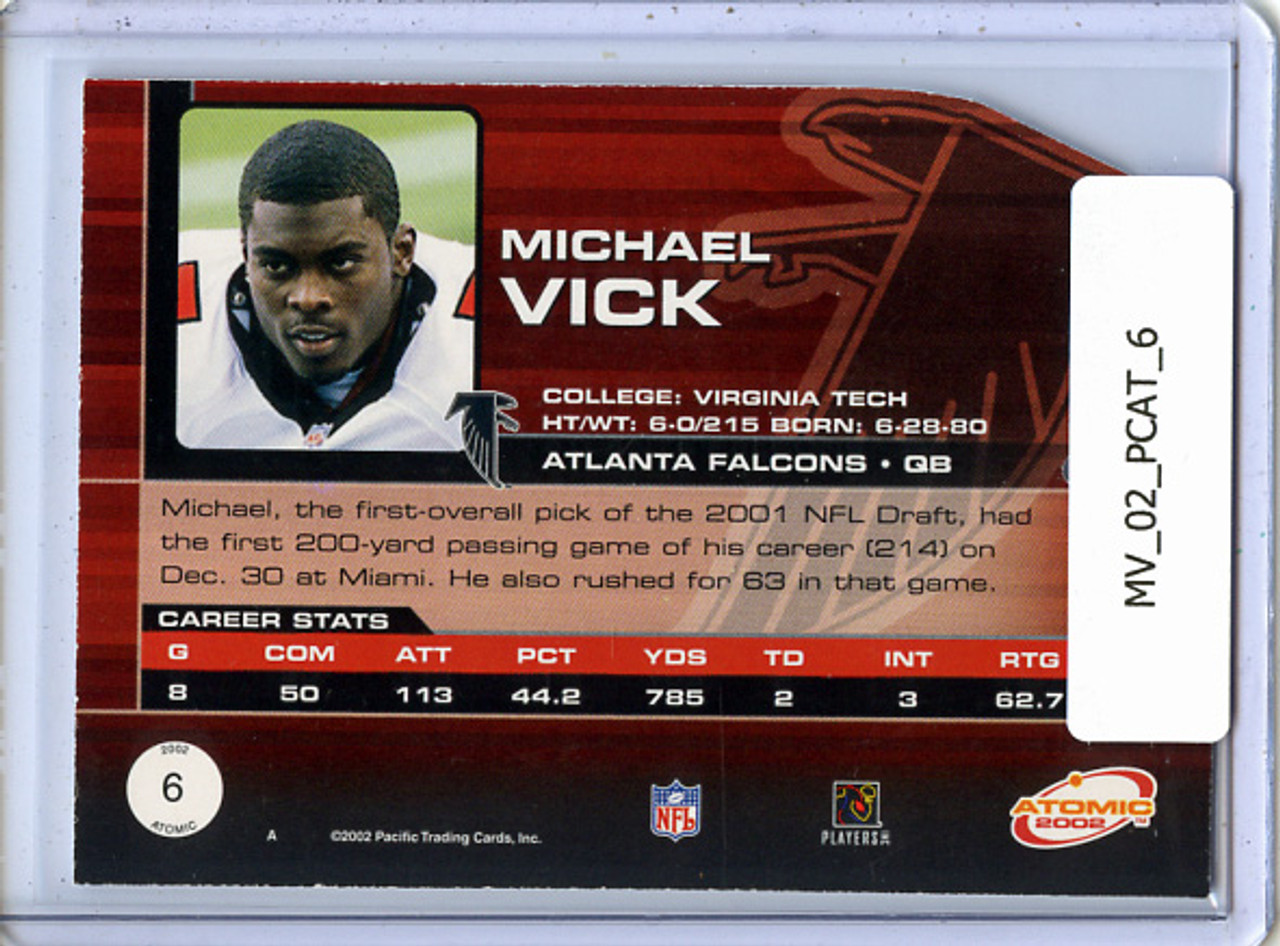 Michael Vick 2002 Pacific Atomic #6