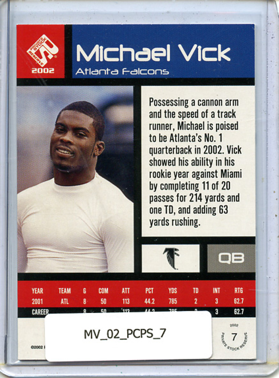 Michael Vick 2002 Pacific Private Stock #7