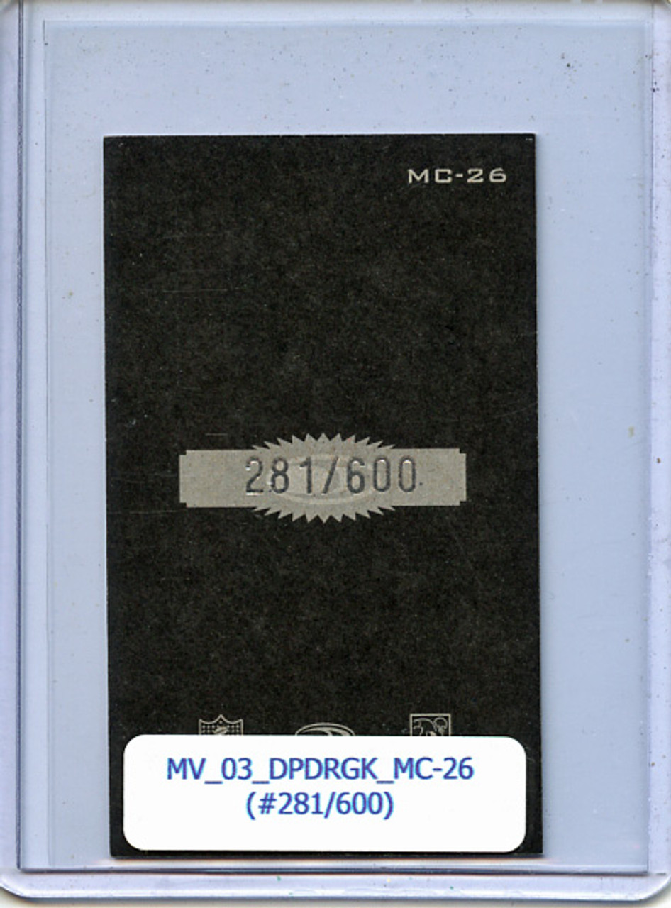 Michael Vick 2003 Donruss Gridiron Kings, Donruss 1894 #MC-26 (#281/600)